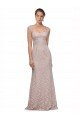 Sweetheart Neckline Cap Sleeves Lace Prom Dress with Twist UK