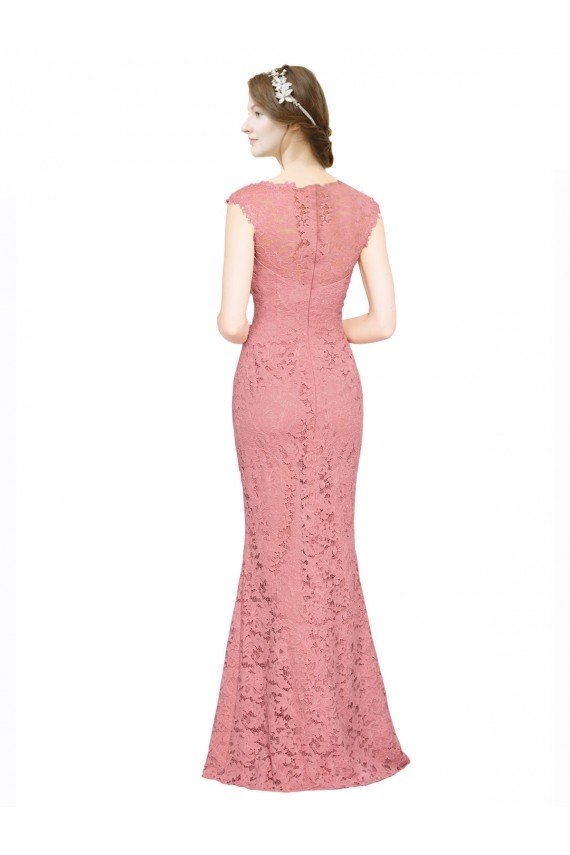 Sweetheart Mermaid Long Lace Prom Dress with Wide Straps UK