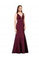 Sexy Satin Prom Dress with Side Cutouts UK