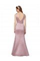 Sexy Satin Prom Dress with Side Cutouts UK