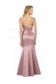Old Hollywood-Inspired Strapless Satin Prom Dress UK