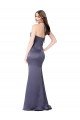 Fit and Flare Silky Satin Prom Dress UK