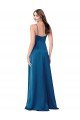 Cowl Neck Salky Satin Prom Dress UK