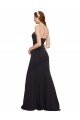 Strapless Bodycon Long Crepe Prom Dress with High Slit UK