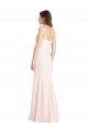 Strapless Crepe Trumpet Prom Dress with Front Slit UK