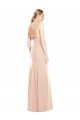 V-Spaghetti Strap Open Back Bateau Neck Trumpet Prom Dress UK