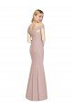Off the Shoulder Criss Cross Back Trumpet Prom Dress UK