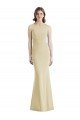Criss Cross Twist Cutout Back Trumpet Prom Dress UK
