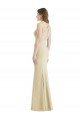 Criss Cross Twist Cutout Back Trumpet Prom Dress UK