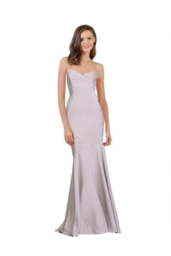 Crepe Mermaid Prom Dress with Low Back UK