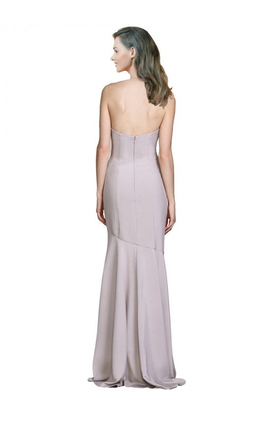 Crepe Mermaid Prom Dress with Low Back UK