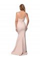 Full Length Sweetheart Crepe Prom Dress with Tulle Overlay UK