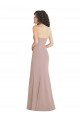 Strapless Princess Line Crepe Mermaid Prom Dress UK