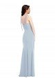 Bustier Style Crepe Prom Dress with Bow Straps UK