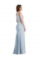 Bold One Shoulder Trumpet Maxi Crepe Prom Dress UK
