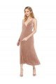 Midi Length Short V-Neck Velvet Cocktail Prom Dress / Homecoming Dress with Notched Neckline UK